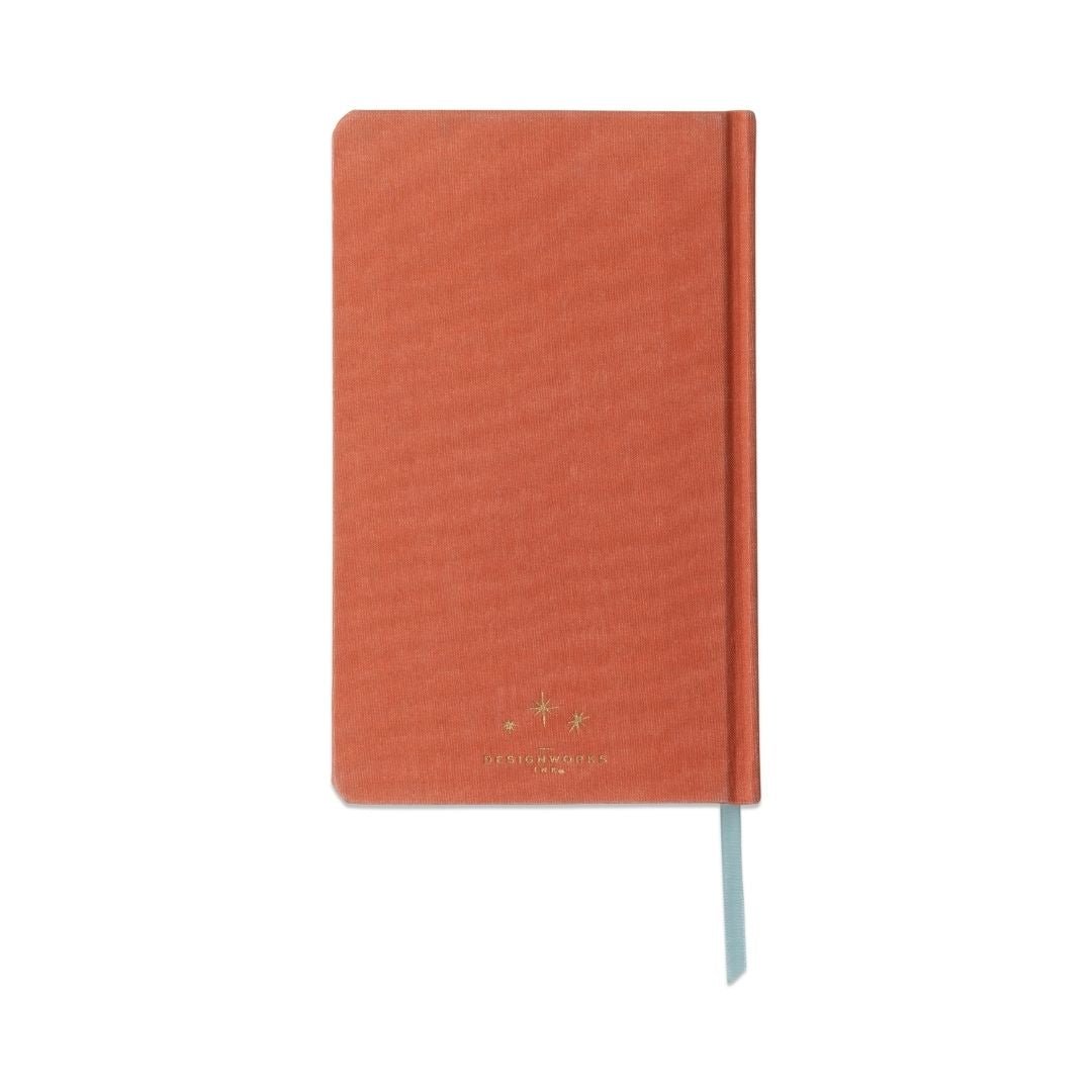 Celestial Bookcloth Journals - Terracotta Sun - Designworks Collective