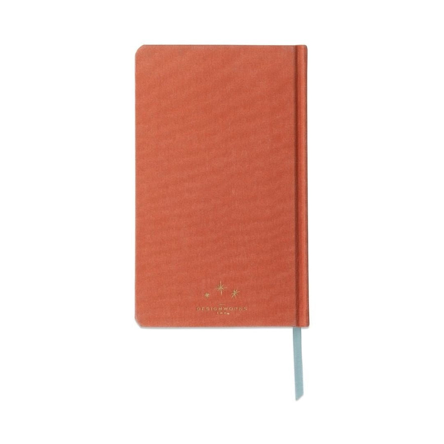 Celestial Bookcloth Journals - Terracotta Sun - Designworks Collective