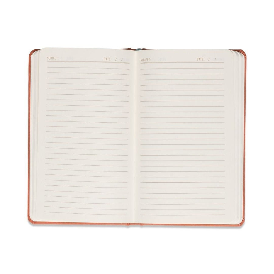 Celestial Bookcloth Journals - Terracotta Sun - Designworks Collective