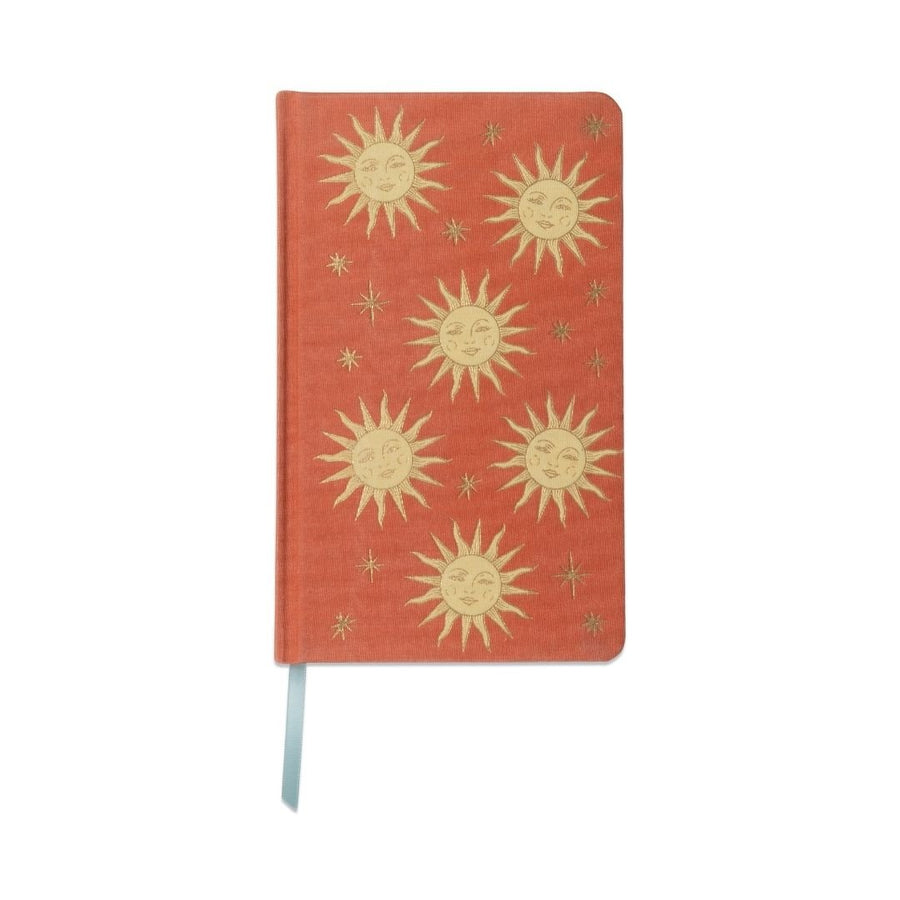 Celestial Bookcloth Journals - Terracotta Sun - Designworks Collective