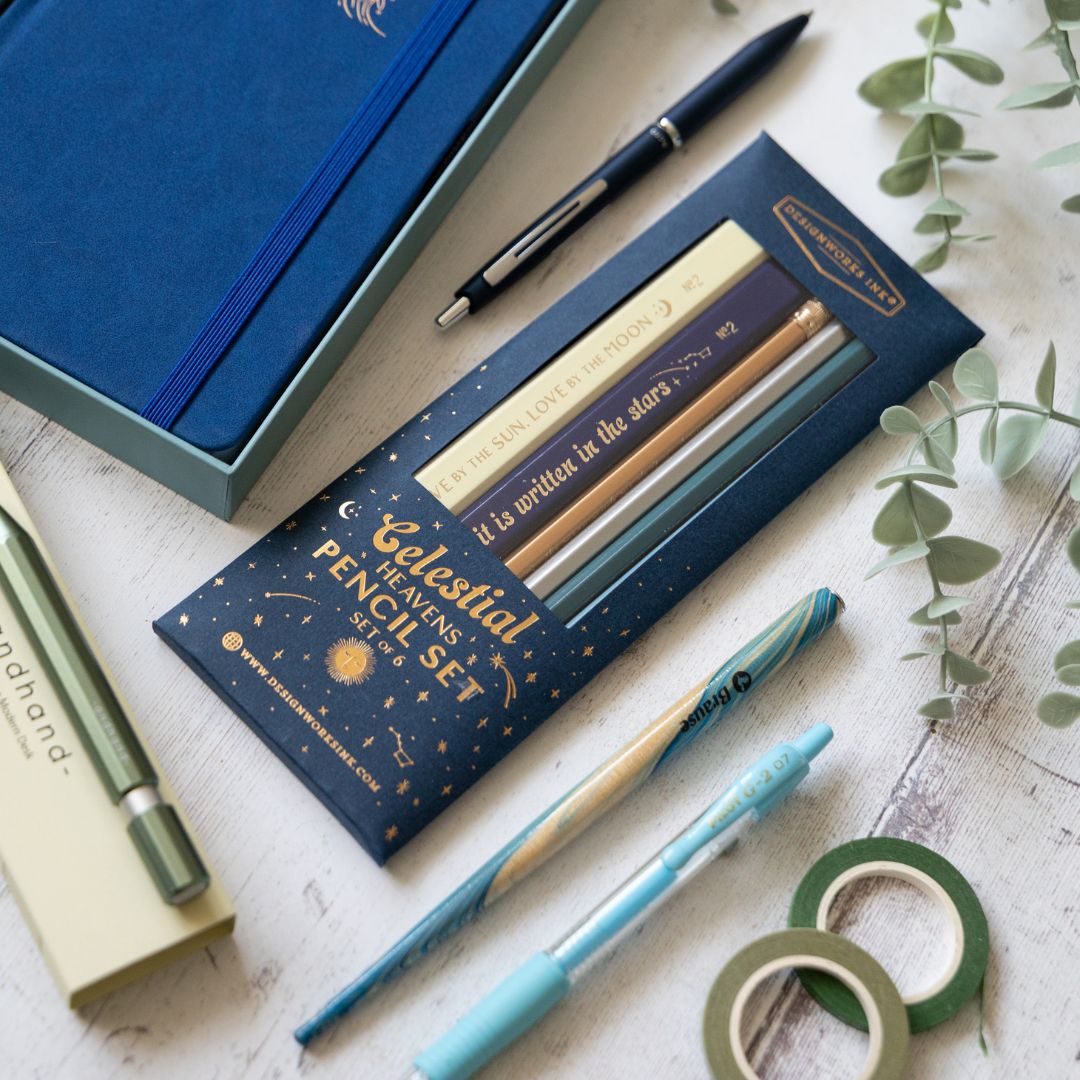 Celestial Heavens Pencil Set - Designworks Collective - Under the Rowan Trees