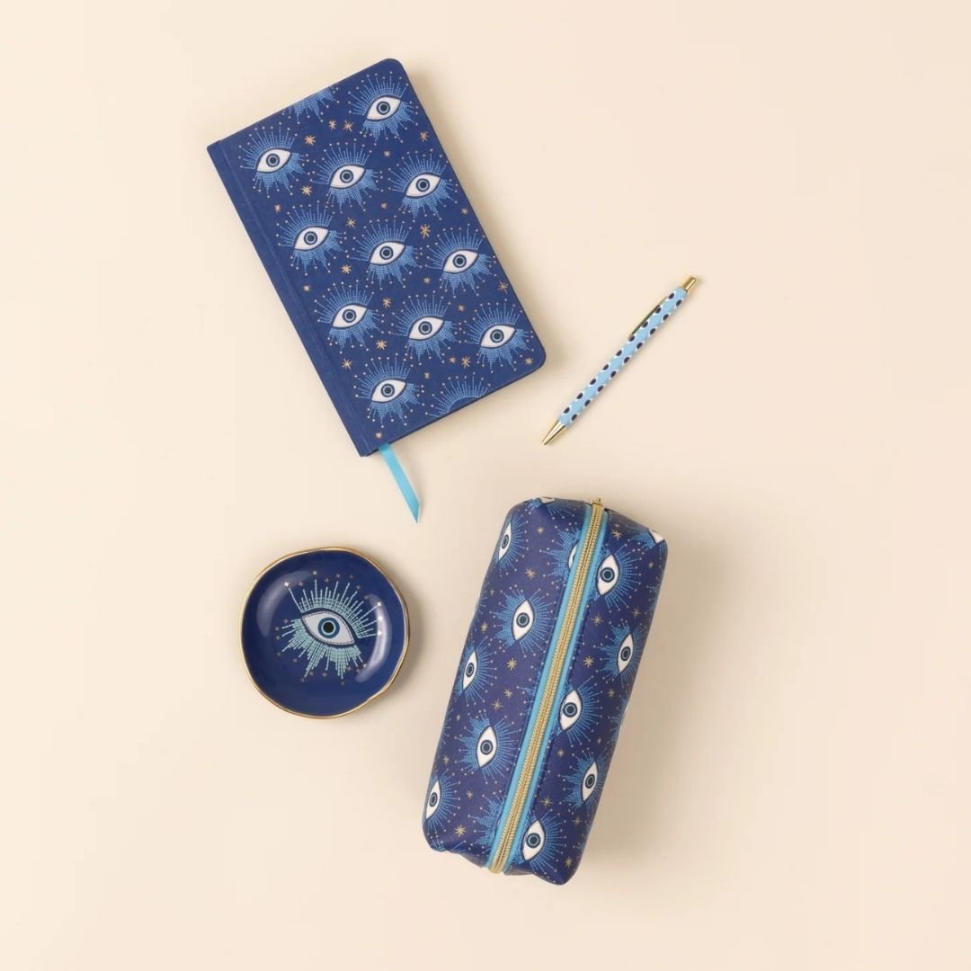 Celestial Pencil Pouch - Vegan Leather - Starry Eyed - Designworks Collective