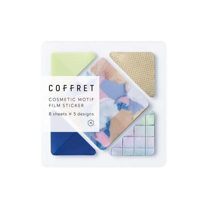 Chiffon Yellow Coffret Transparent Stickers-Stickers-King Jim-Square