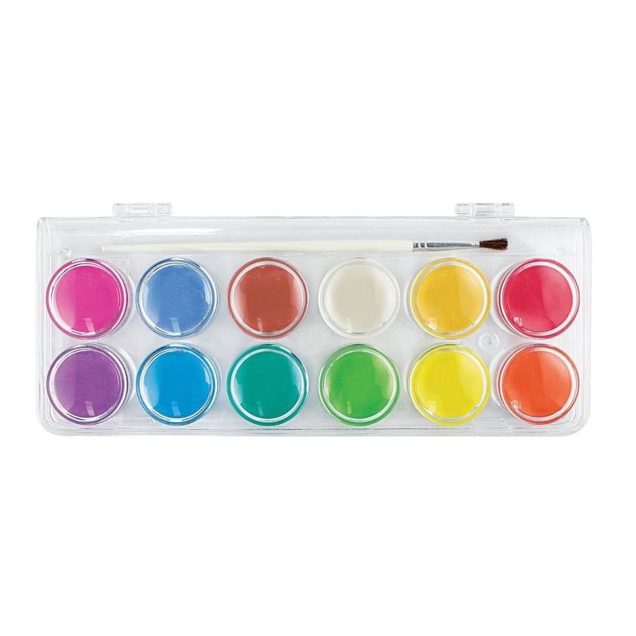 Chroma Blends Pearlescent Watercolour Paint Set - 12 Colours - Ooly