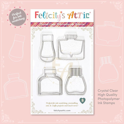 Clear Ink Bottle Stamps - Set B - Felicity's Attic