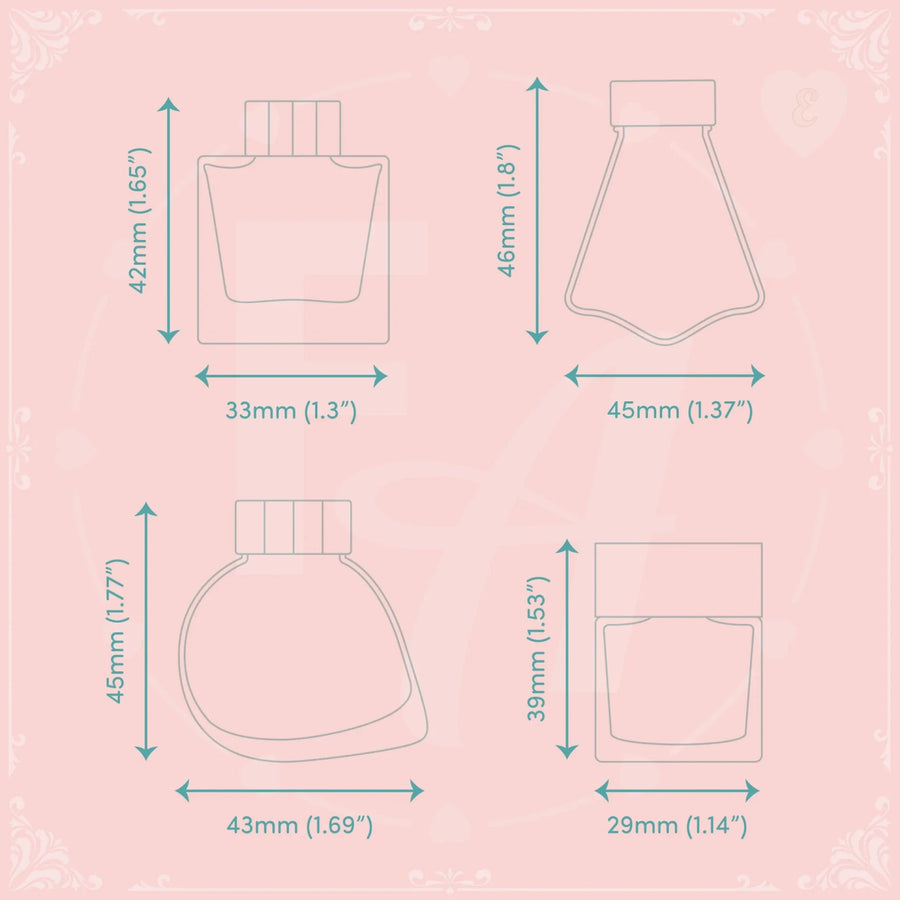 Clear Ink Bottle Stamps - Set E - Felicity's Attic