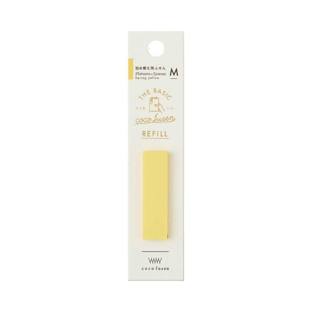 Coco Fusen Basic Sticky Note Refills - Medium - Kanmido