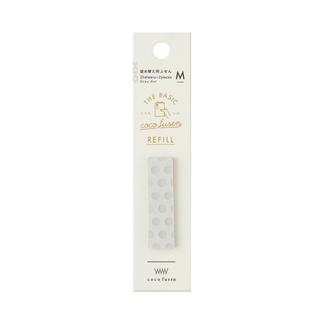Coco Fusen Basic Sticky Note Refills - Medium - Kanmido