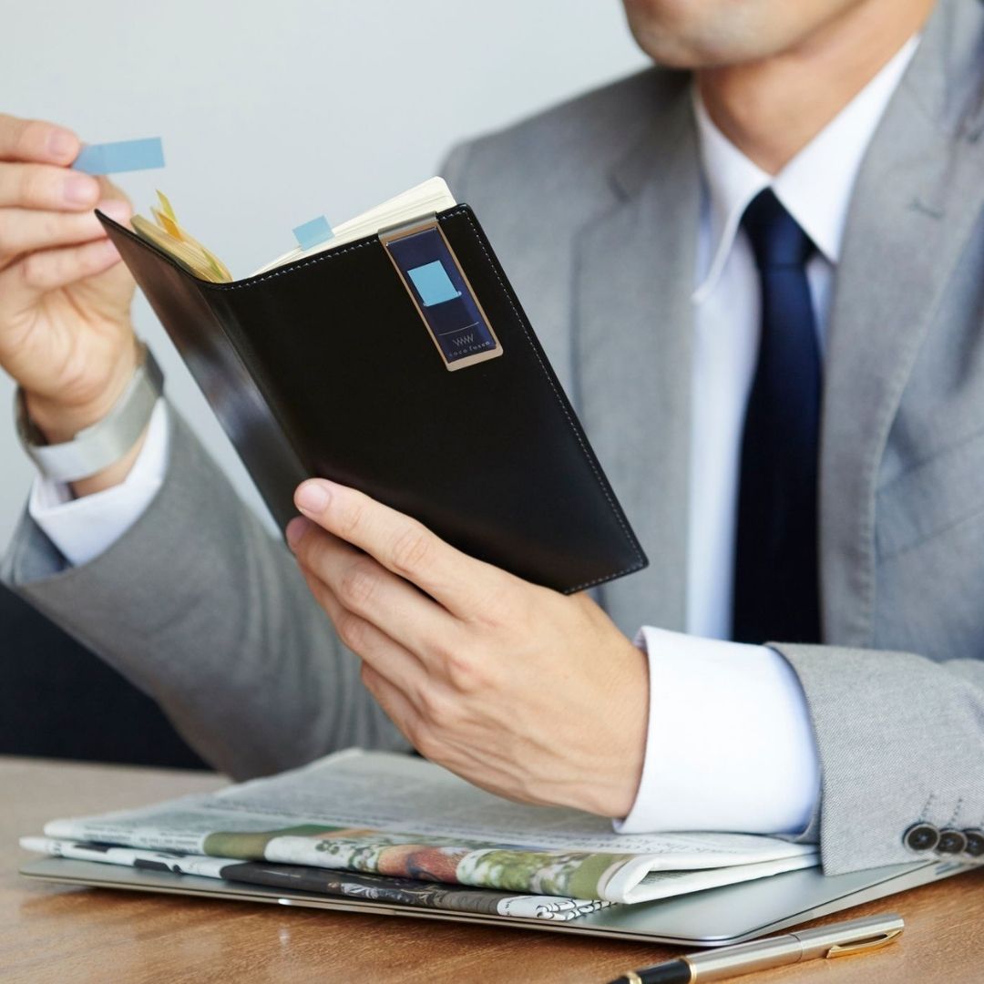 Coco Fusen Clip Sticky Notes - Mustard M - Kanmido