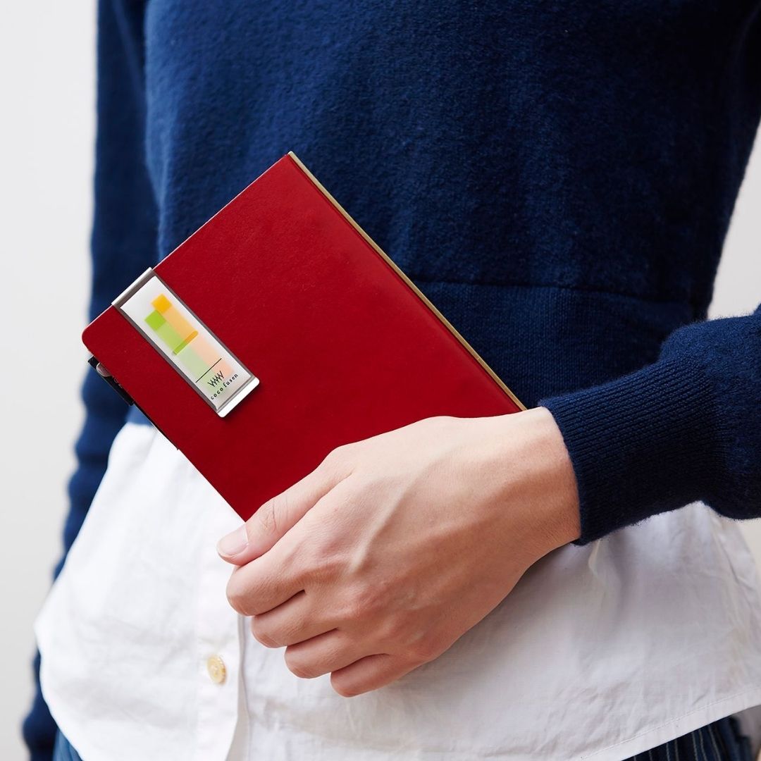 Coco Fusen Clip Sticky Notes - Mustard M - Kanmido