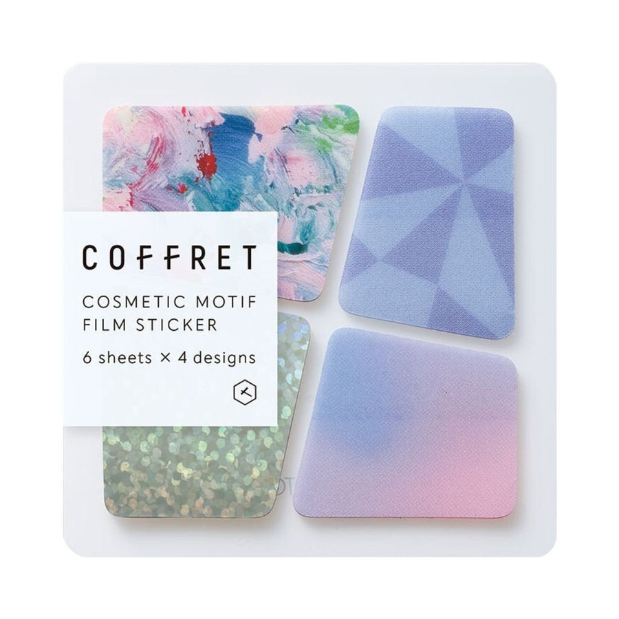 Coffret Block Clear PET Planner Stickers - Lilac Pink - King Jim