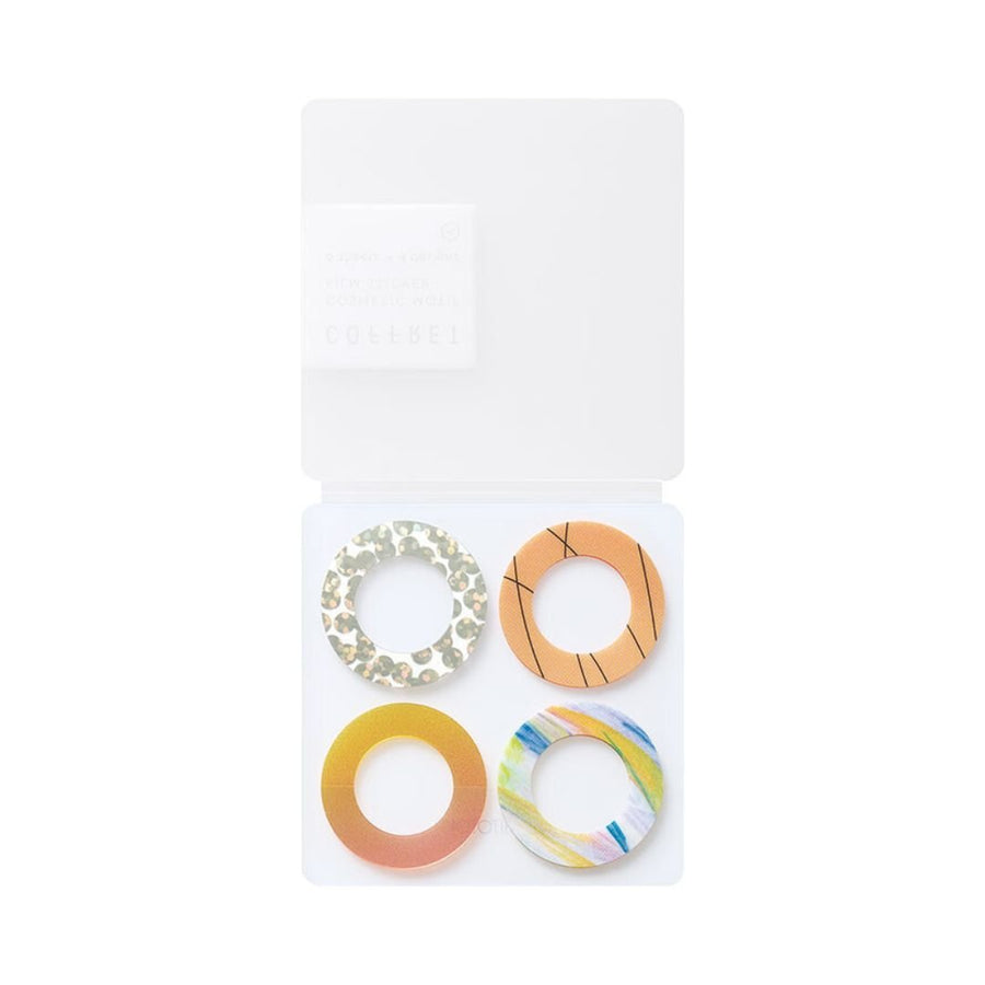 Coffret Ring Clear PET Planner Stickers - Apricot Orange - King Jim