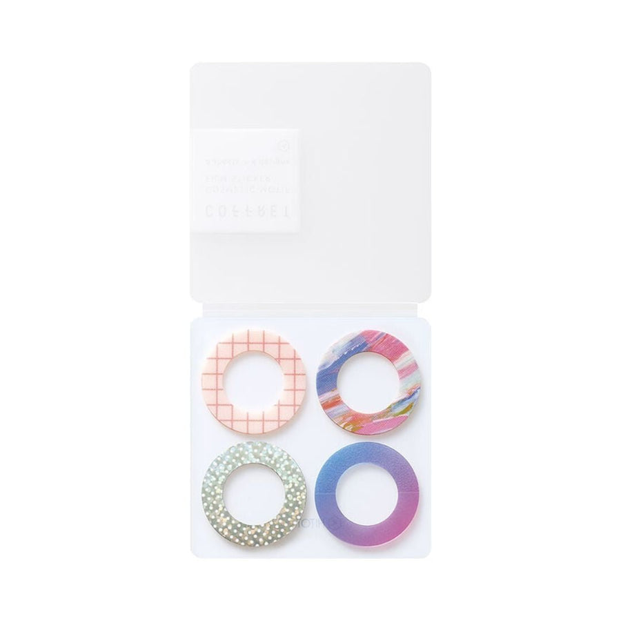 Coffret Ring Clear PET Planner Stickers - Lilac Pink - King Jim