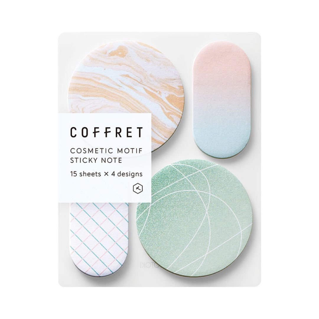 Coffret Sticky Notes - Peacock Green - King Jim