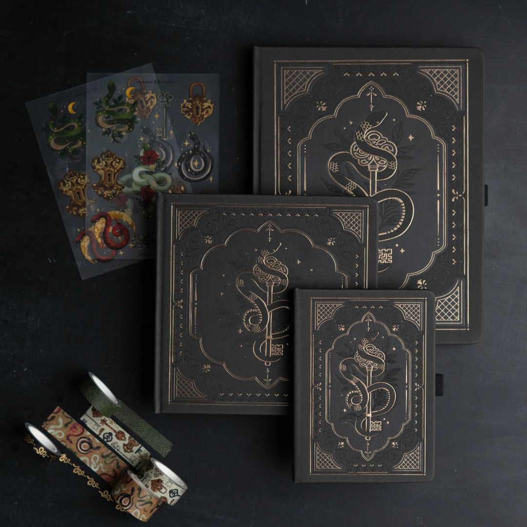 Coiled Key Dot Grid Journal - Archer & Olive - A5 - Archer & Olive