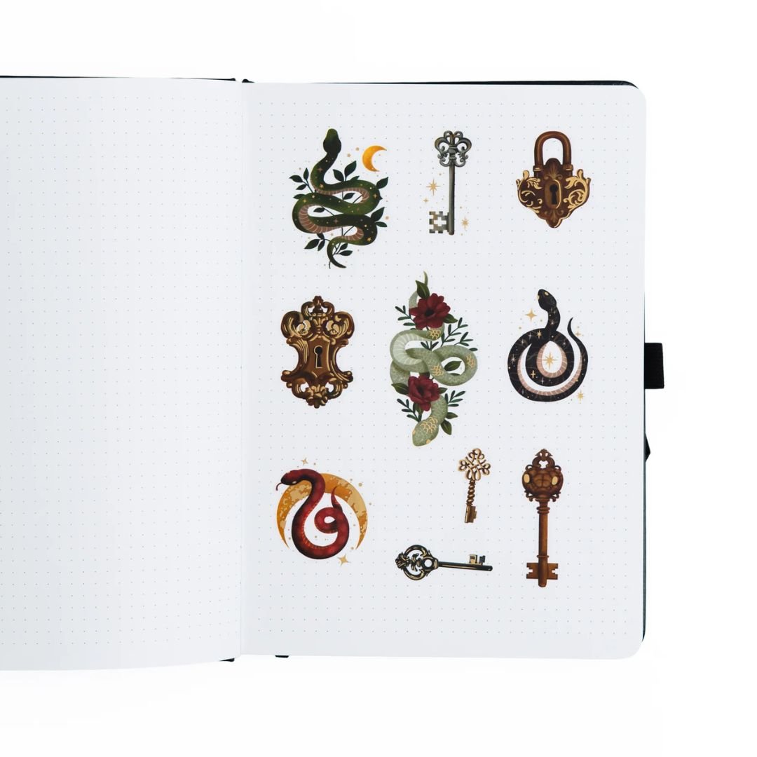 Coiled Key Sticker Set - Archer & Olive - Archer & Olive