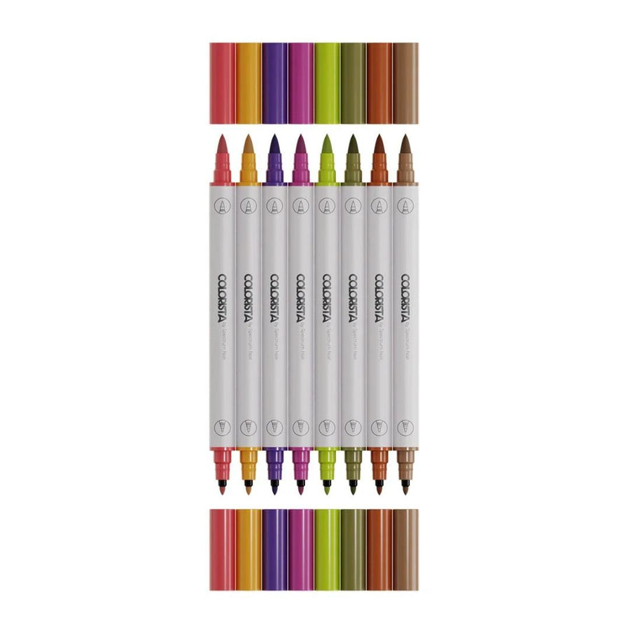 Colorista Watercolour Markers - Botanic Accents - 