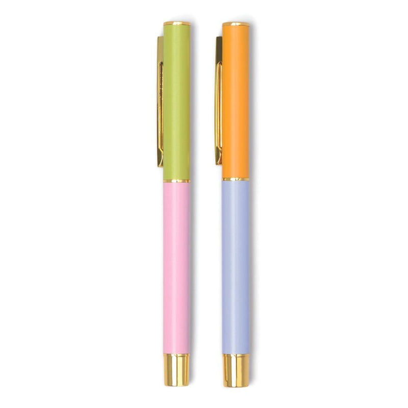 Colour Block Pens-Pens-Designworks Collective-Lilac & Cornflower