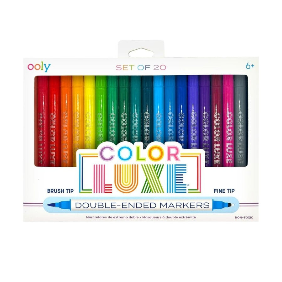 Colour Luxe Double - Ended Markers - Set of 20 - Ooly