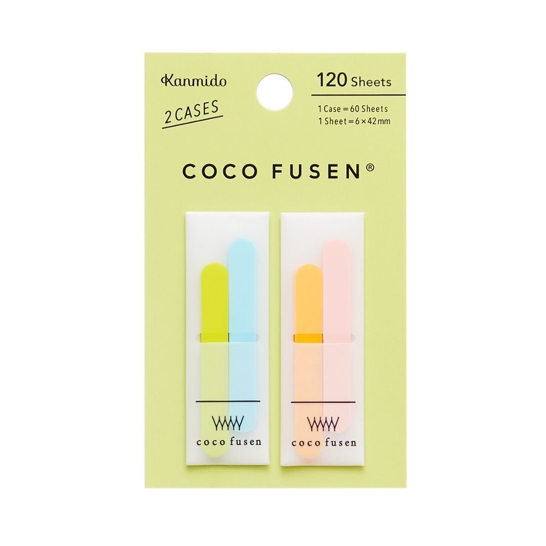 Colourful Sticky Notes Coco Fusen - Lime RS - Kanmido