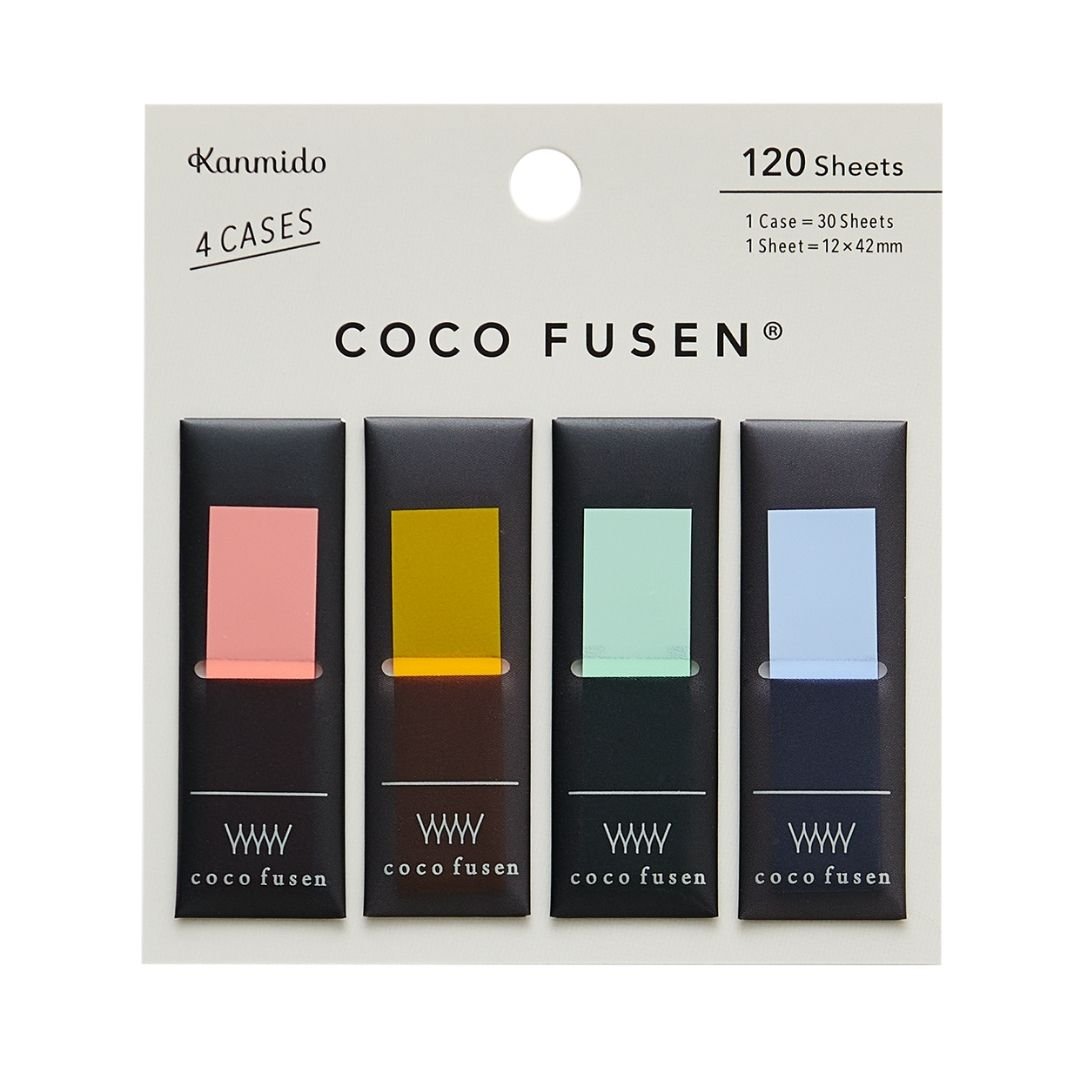 Colourful Sticky Notes Coco Fusen - Red M - Kanmido