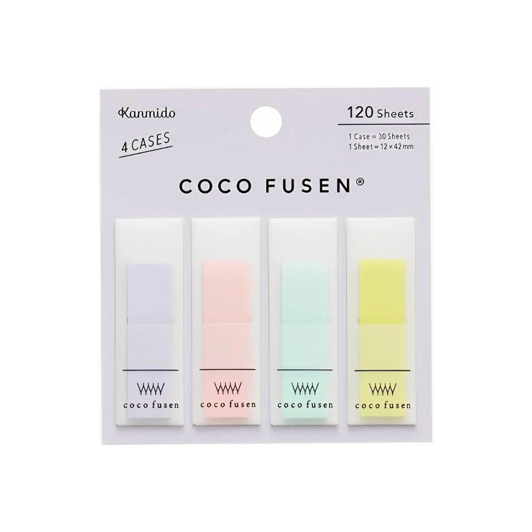 Coco Note Pages Colourful Sticky Notes Coco Fusen - Japanese Stationery
