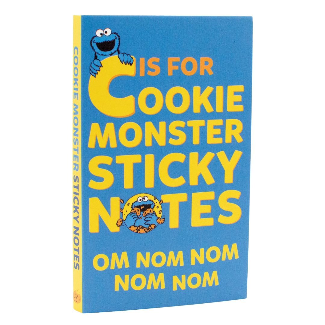 Cookie Monster Sticky Notes Tri-Fold - The Unemployed Philosophers Guild