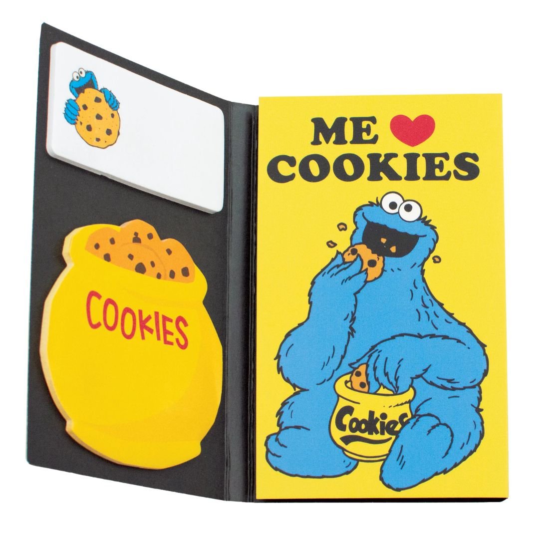Cookie Monster Sticky Notes Tri-Fold - The Unemployed Philosophers Guild