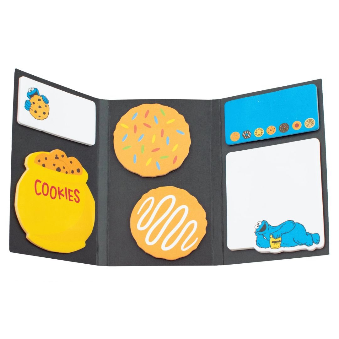Cookie Monster Sticky Notes Tri-Fold - The Unemployed Philosophers Guild