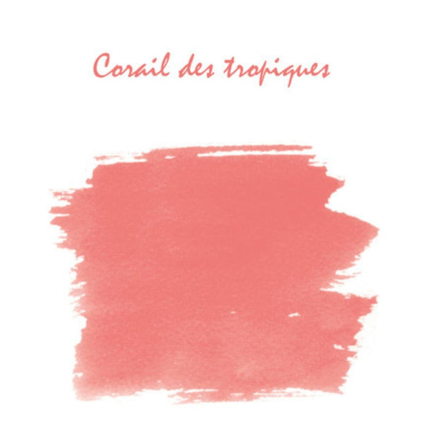 Herbin Fountain Pen Ink Bottle 10ml-Fountain Pen Inks-Herbin-Corail des Tropiques