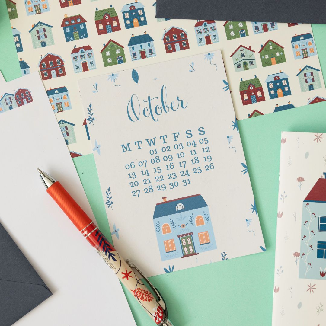 Cosy Abodes Stationery Rowan Berry Box - Under the Rowan Trees
