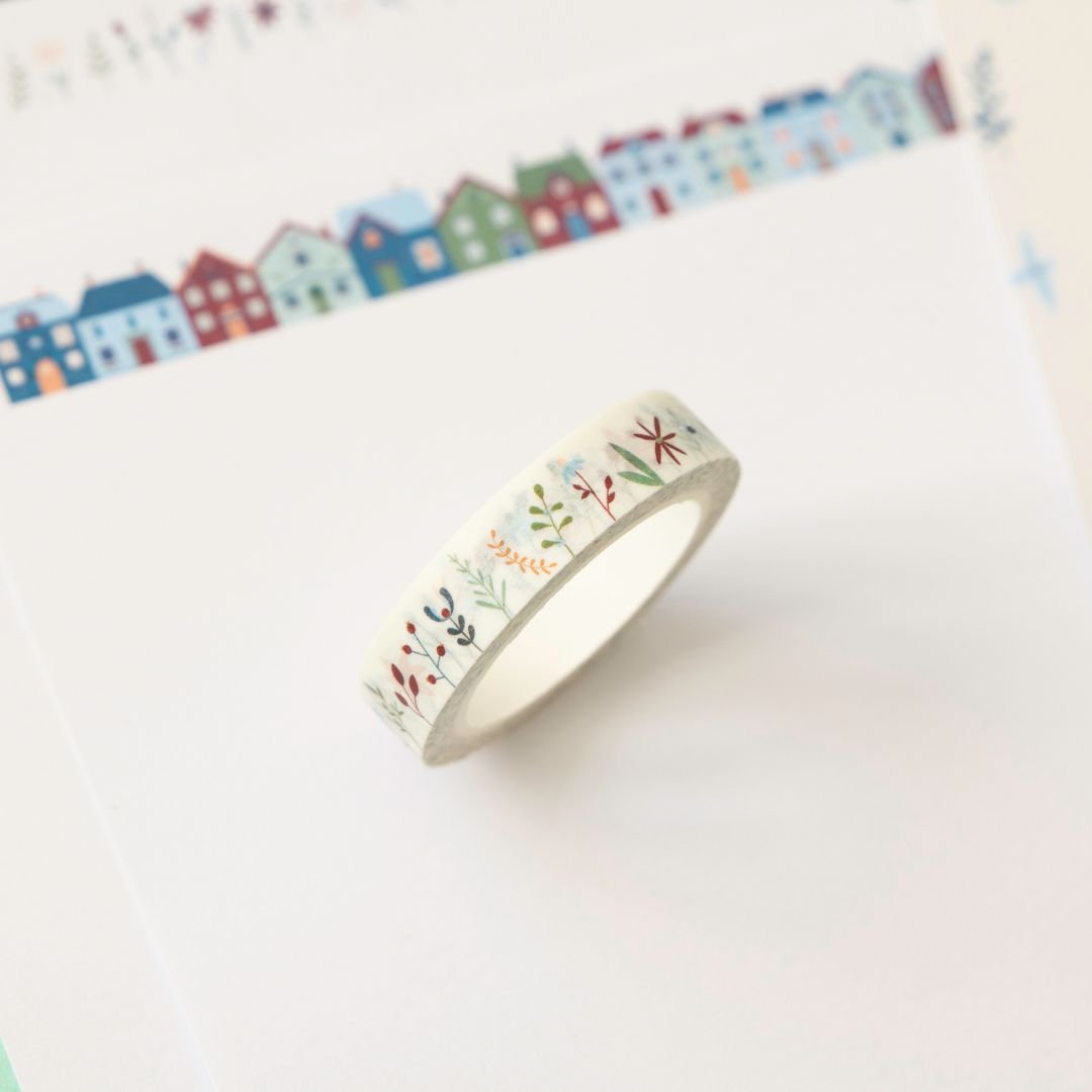 Cosy Abodes Washi Tape - Floral - Under the Rowan Trees