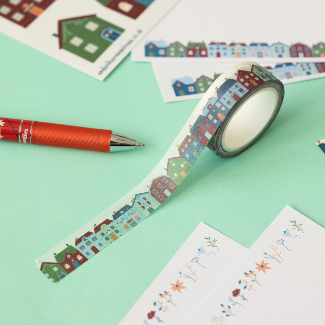 Cosy Abodes Washi Tape - Floral - Under the Rowan Trees