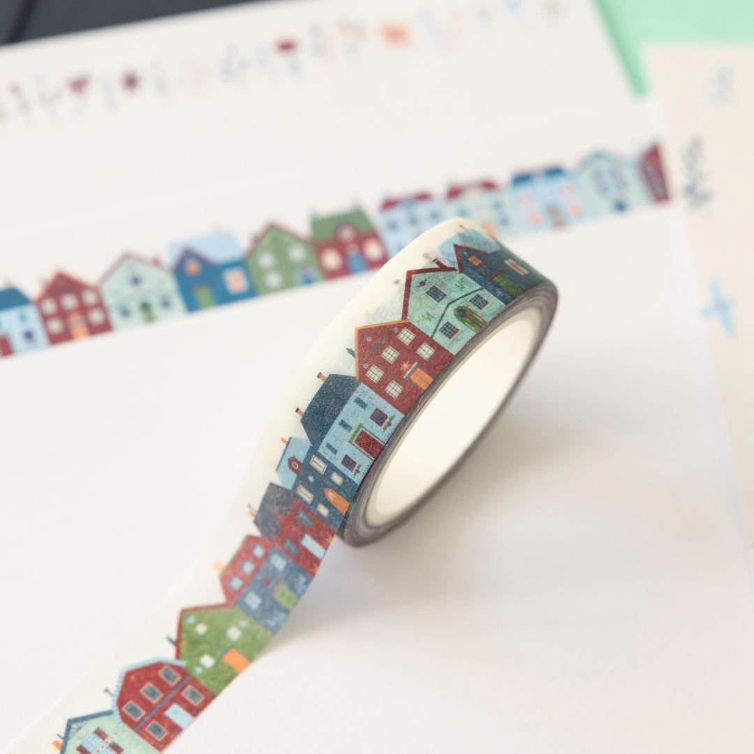 Cosy Abodes Washi Tape - Houses - Under the Rowan Trees