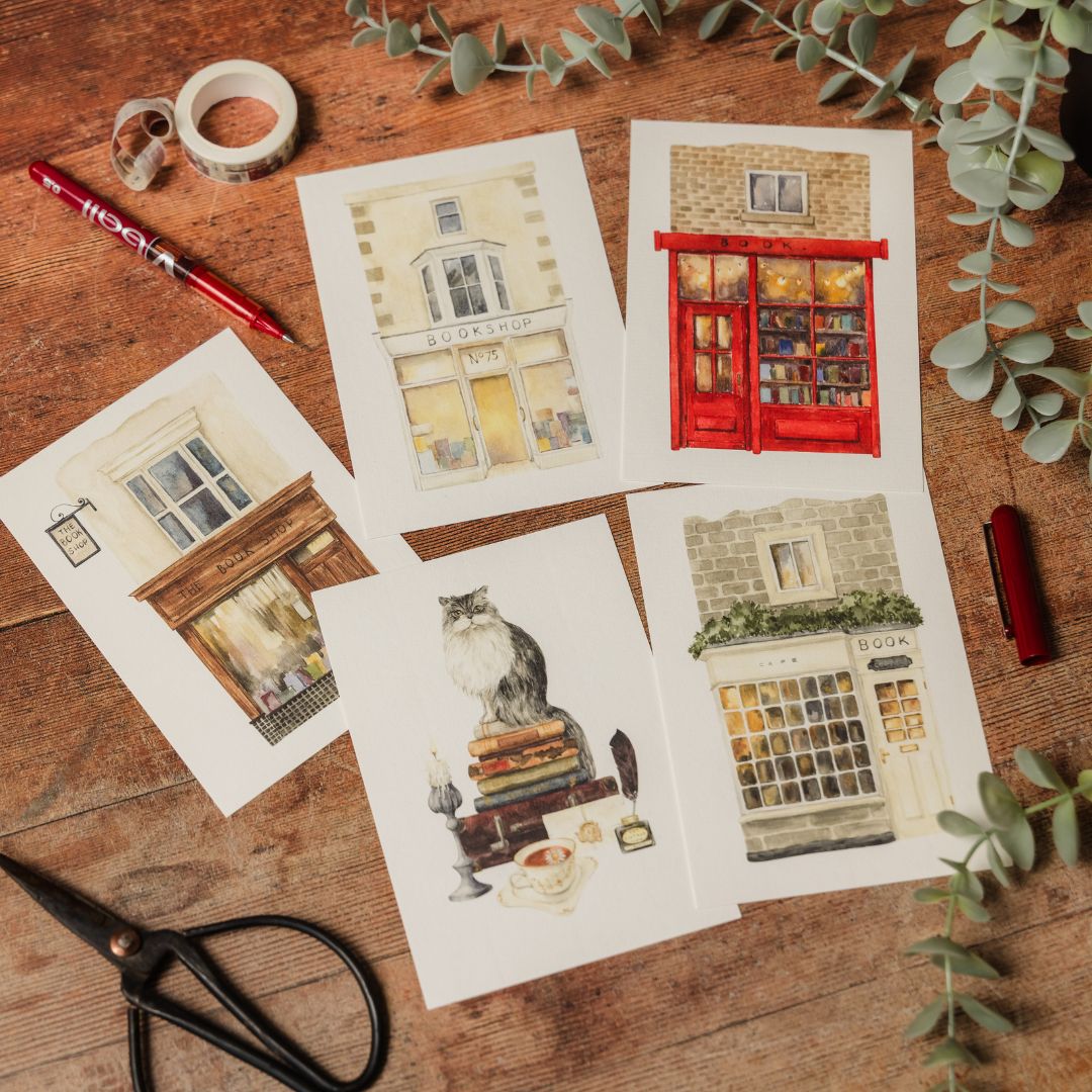 Cosy Bookshop Stationery Rowan Berry Box - Under the Rowan Trees