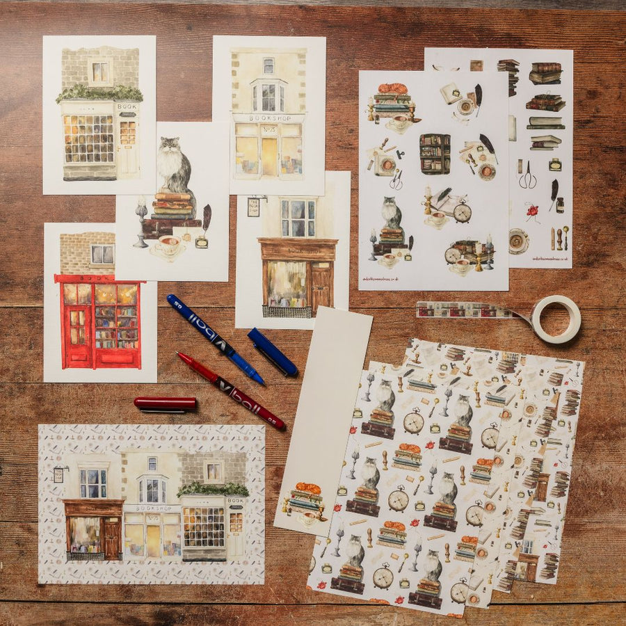 Cosy Bookshop Stationery Rowan Berry Box - Under the Rowan Trees
