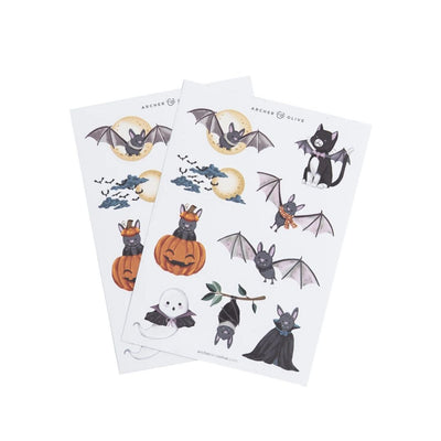 Cute Bat Sticker Set - Archer & Olive - Archer & Olive