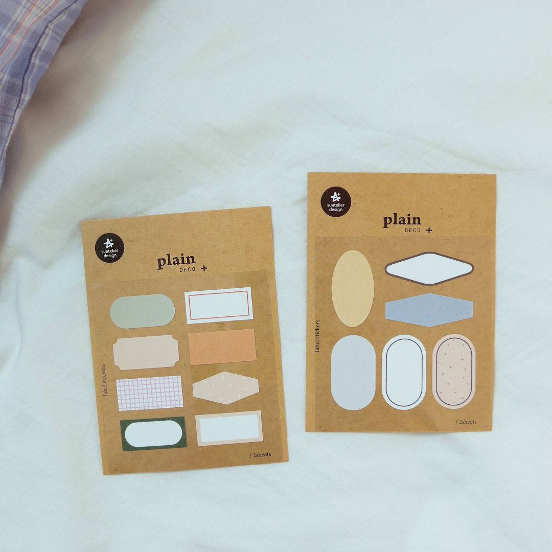 Cute Labels Suatelier Stickers - Plain - 59 - Suatelier