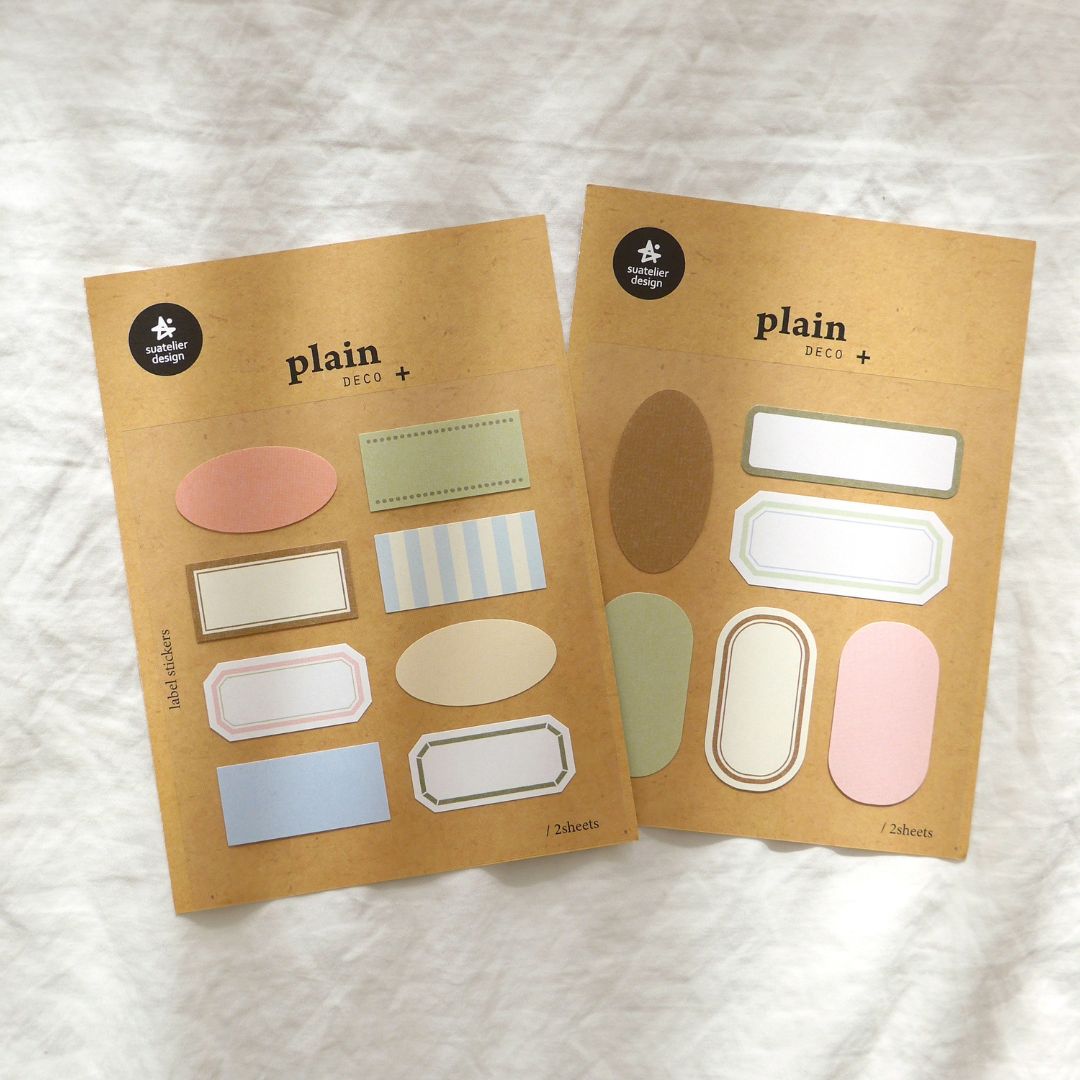 Cute Labels Suatelier Stickers - Plain - 59 - Suatelier