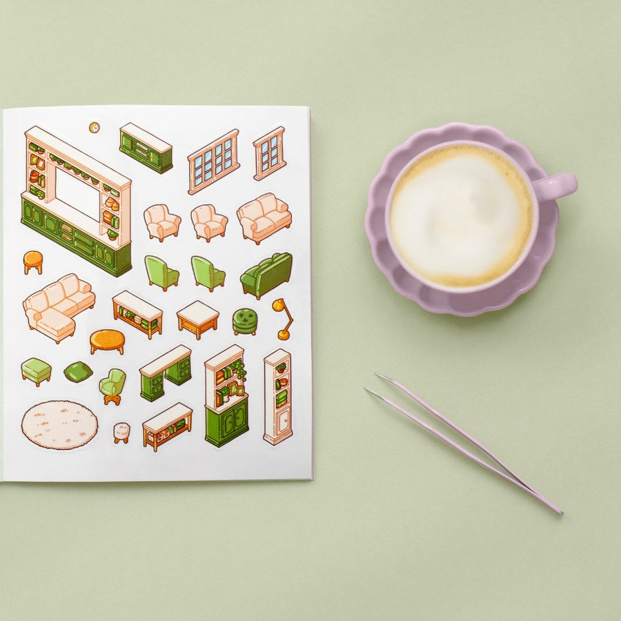 Cute n Cozy Sticker Therapy Book - Skittledog