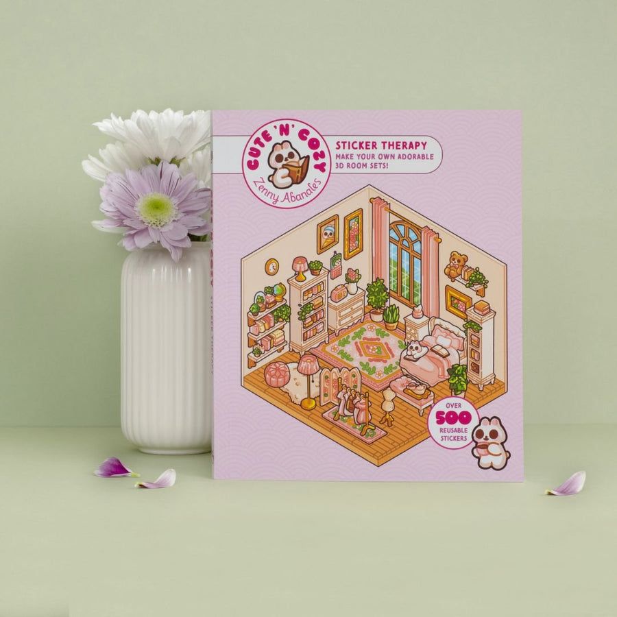 Cute n Cozy Sticker Therapy Book - Skittledog