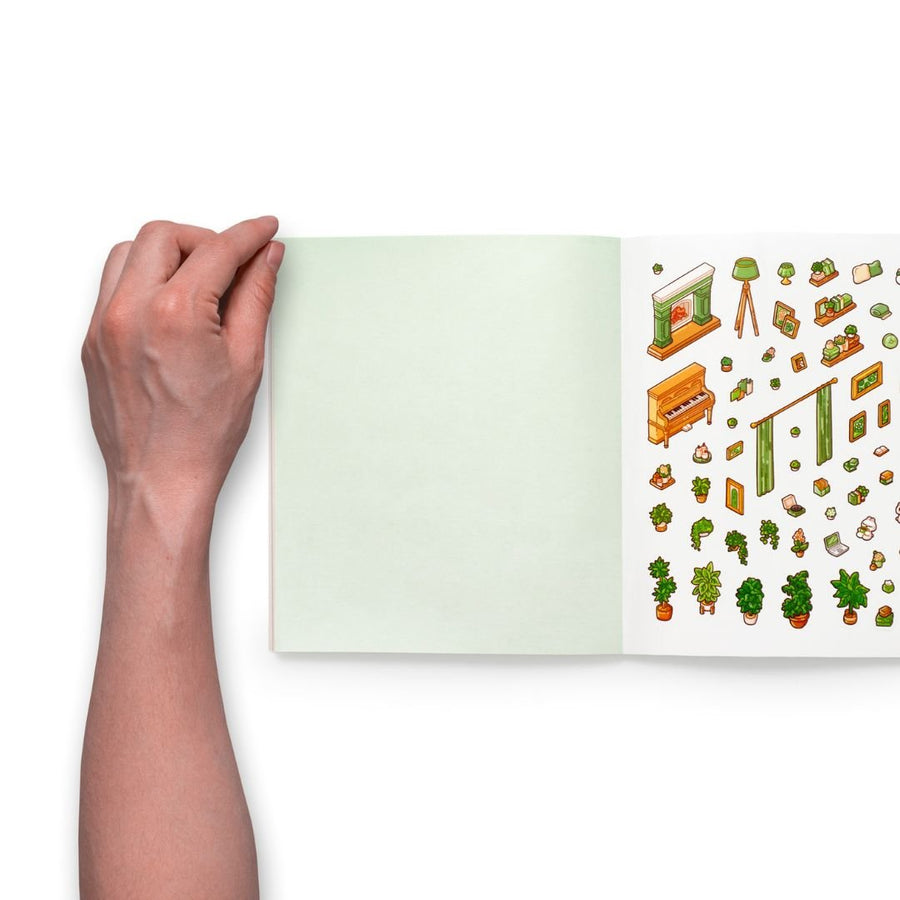 Cute n Cozy Sticker Therapy Book - Skittledog
