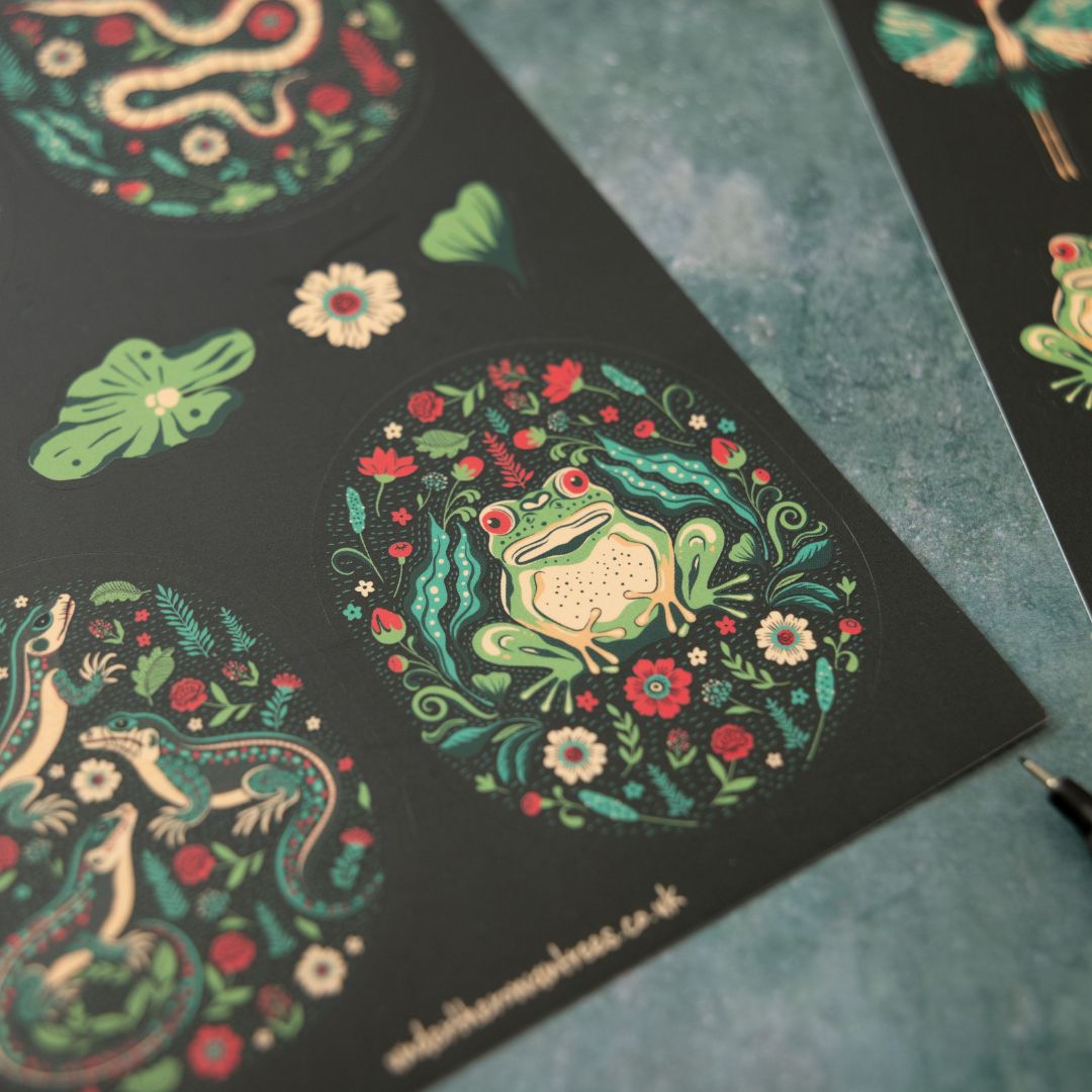 Dark Bloom Stationery Gift Box - Under the Rowan Trees