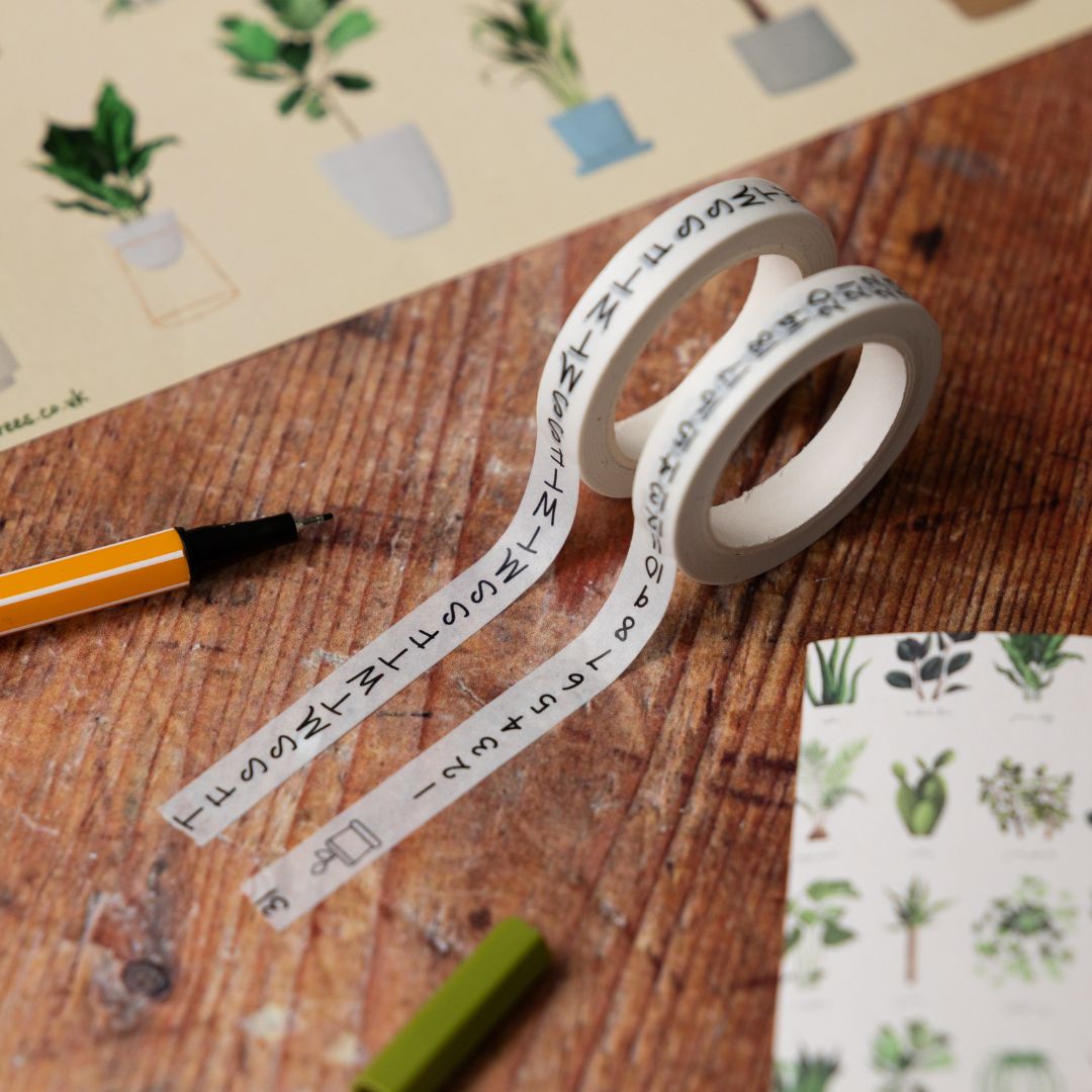 Dates Washi Tape - Days - Under the Rowan Trees