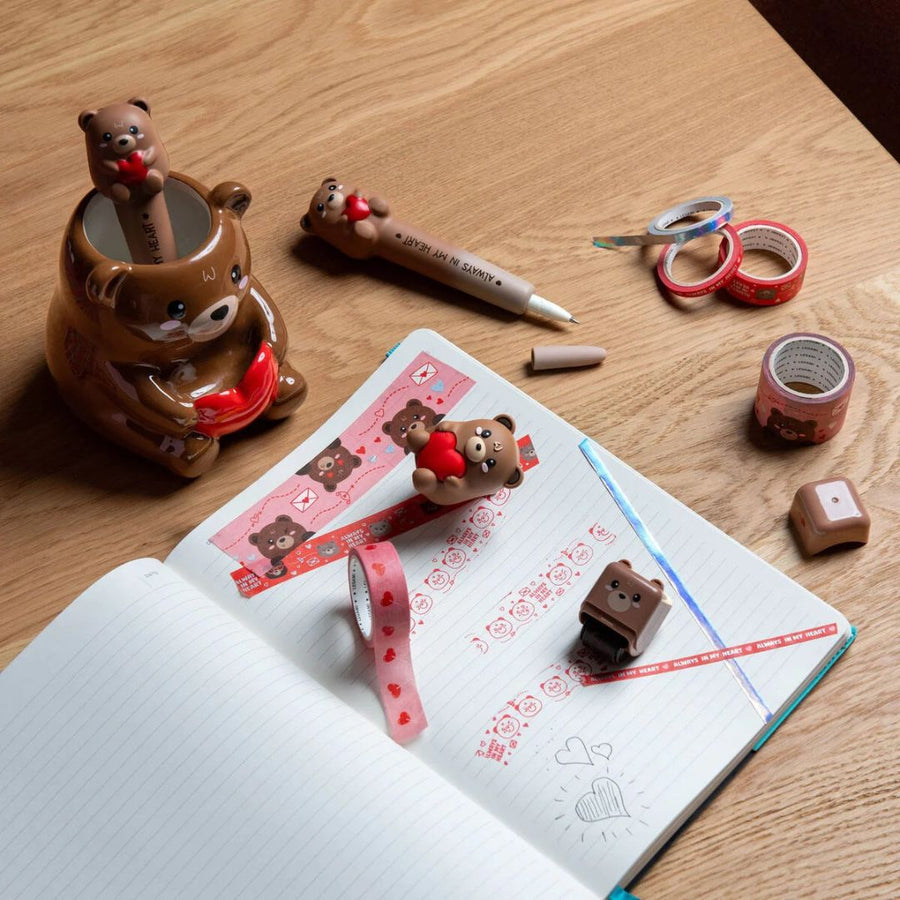 Decorative Roller Stamp - Teddy Bear - Legami