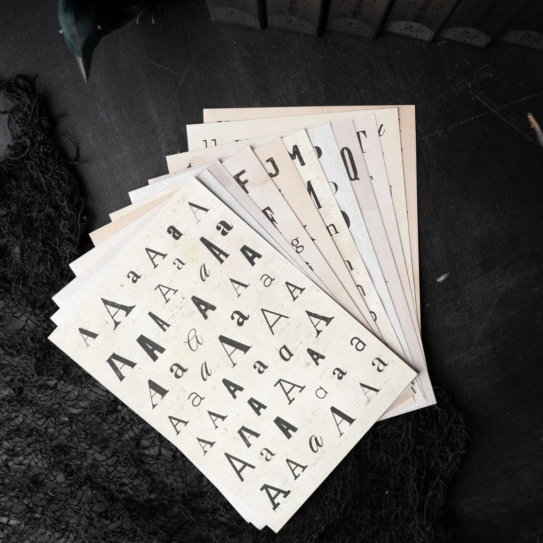 Deluxe Letter Sticker Set Warm - Archer & Olive