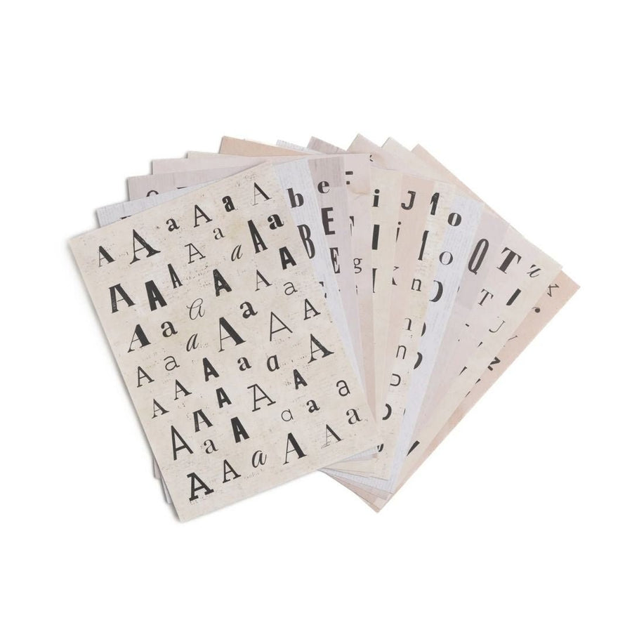 Deluxe Letter Sticker Set Warm - Archer & Olive