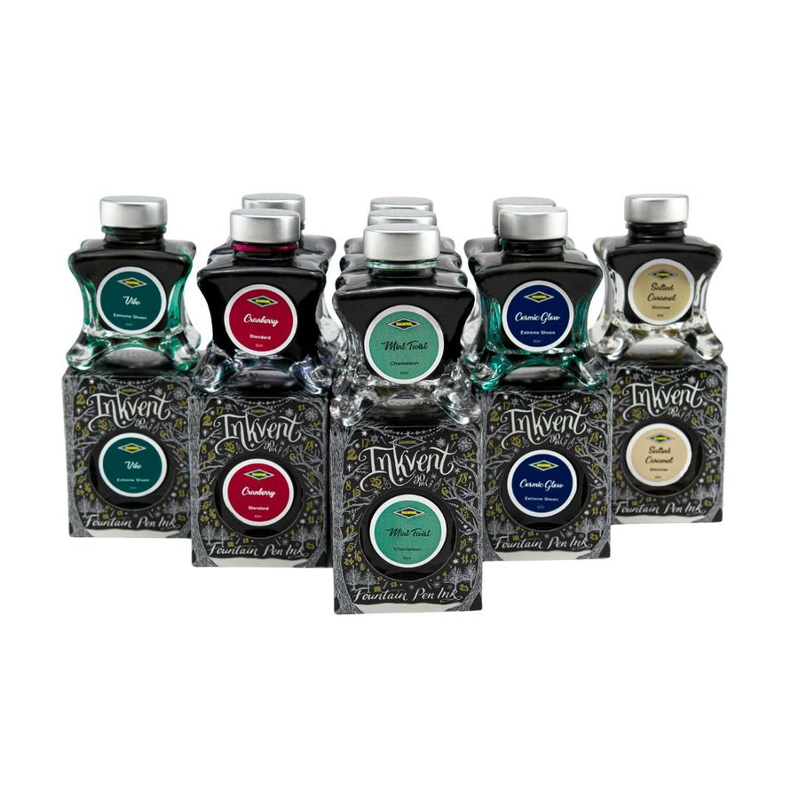 Diamine 50ml Fountain Pen Ink - Black Inkvent Edition - Cranberry