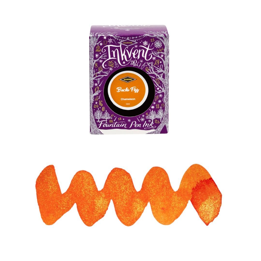 Diamine 50ml Fountain Pen Ink - Purple Inkvent Edition - Bucks Fizz