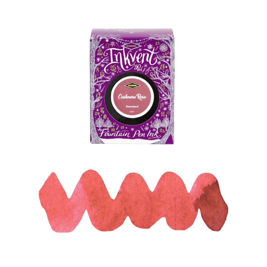 Diamine 50ml Fountain Pen Ink - Purple Inkvent Edition - Cashmere Rose